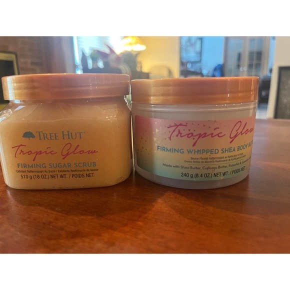 Tree Hut Tropical Glow Firming Shea Sugar Scrub and Whipped Shea Body Butter - Picture 1 of 5